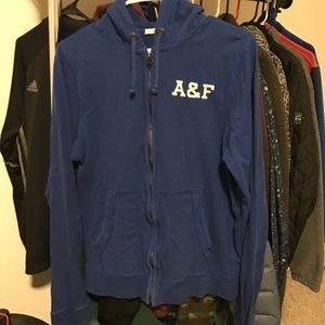 Blue Abercrombie & Fitch Hoodie